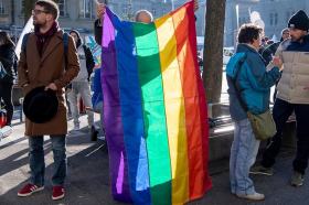 支持同性婚姻合法化的游行