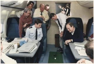 golf on Air Force One