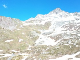 The site of the glider and plane crashes above Bivio in eastern Switzerland.