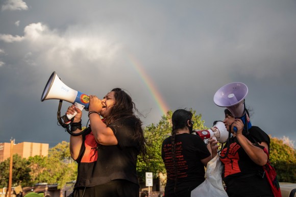 Women protest