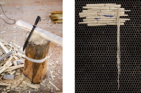 Holzhacke und Holzkunst