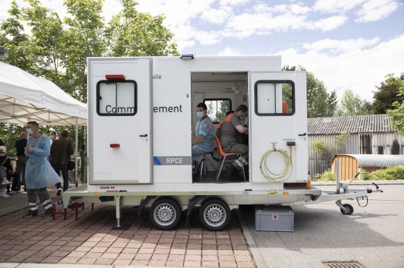 Mobile vaccination in Yverdon les Bains