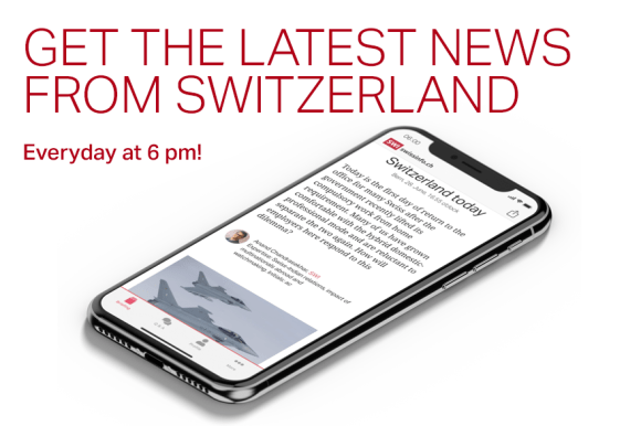 SWI plus App in English