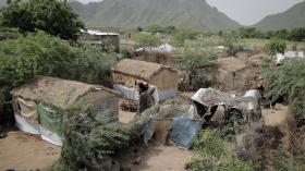 Camp de personnes déplacées au Nord du Yémen