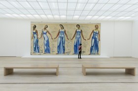 Un opera di Hodler esposta alla Fondazione Beyeler di Riehen.