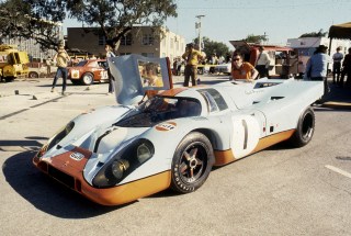Porsche de course des années 1970.