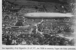 Zeppelin über St. Gallen