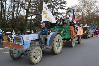 Tractor protest against the WTO in Geneva.
