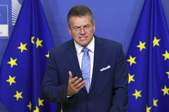 EC vice-president for inter-institutional relations, Maris Sefcovic
