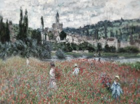 Claude Monet, Mohnblumenfeld bei Vétheuil.