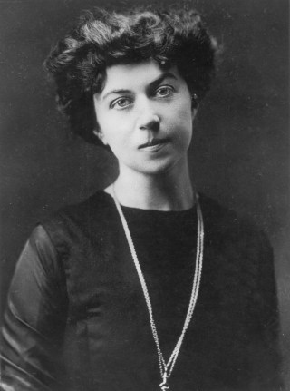 Portrait of Alexandra Mikhailovna Kollontai