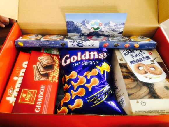 Contenu d une Swiss Food Box