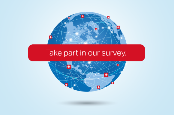 Worldmap whit text to a survey