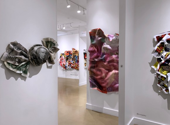 Art gallery with artworks by Paul Rousso