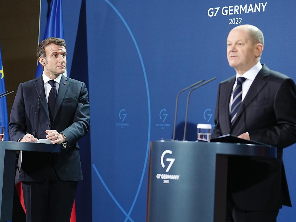 Scholz Trifft Macron Warnung An Russland Vor Aggression SWI Swissinfo ch