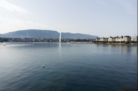 view over Lake Geneva