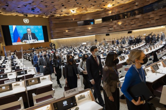 Walk out Human Rights Council
