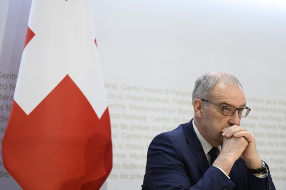 Economics Minister Guy Parmelin