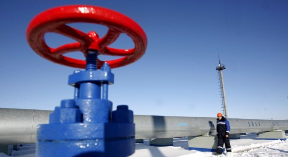 خط أنابيب لنقل الغاز في روسيا