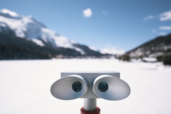 View on St. Moritz
