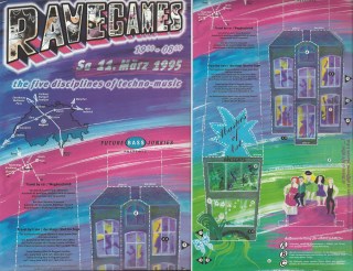 Flyer buntes Haus