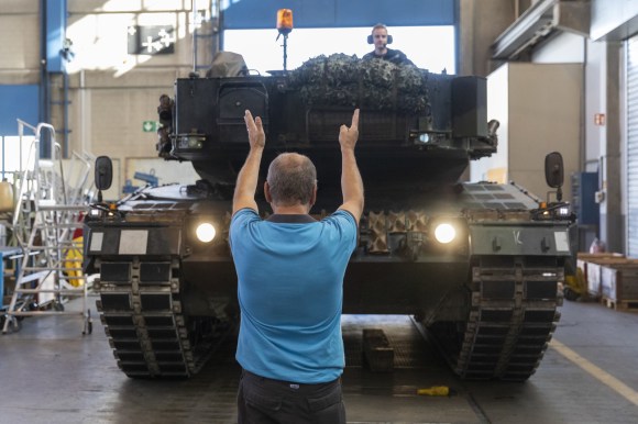 tank at Swiss arms company RUAG