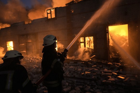 Bombardement en Ukraine