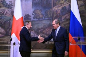 Peter Maurer and Sergei Lavrov in Moscow