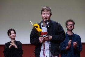 Schäublin receiving his award in Korea