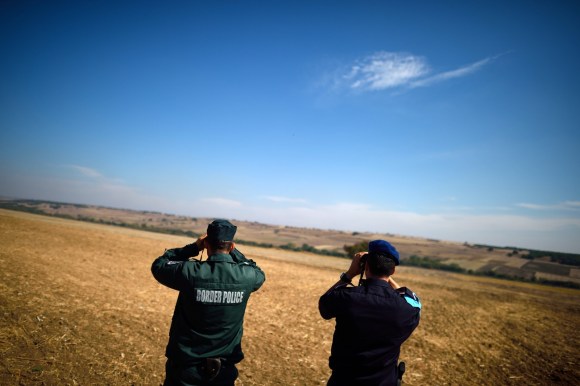 Dos policías de fronteras en Bulgaria