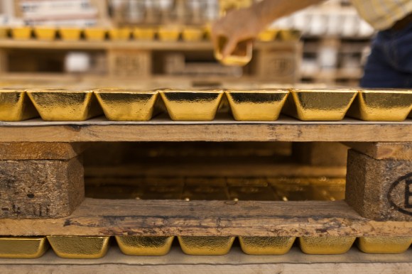 Russia is the second largest producer of gold in the world. (Keystone / Martin Ruetschi) gold