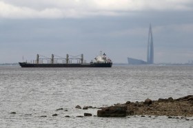 Oil tanker at St Petersburg