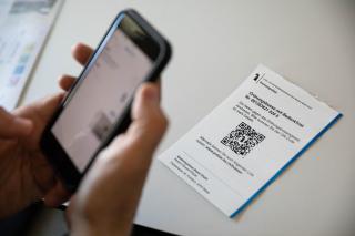 Busse mit QR Code