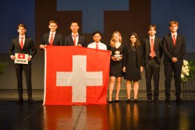 Команда швейцарских победителей