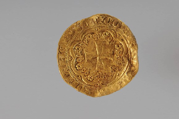 Moneda de oro de hace 700 años