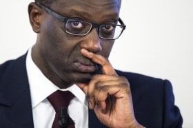 Tidjane Thiam during his time as Credit Suisse CEO