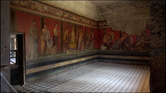 fresco de la época romana