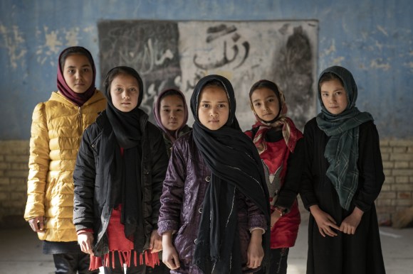 Afghan schoolgirls