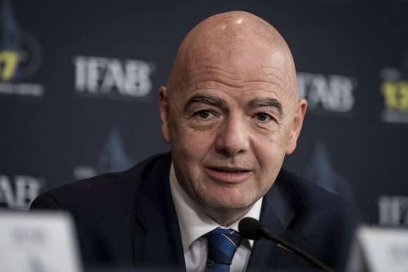 FIFA president Gianni Infantino re-elected by acclaim