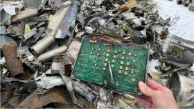 Au cimetière des missiles de Kharkiv, on trouve aussi des composants suisses dans les armes russes. (RSI) microchip