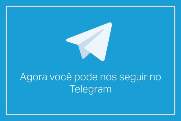 Siga a gente no Telegram gráfico