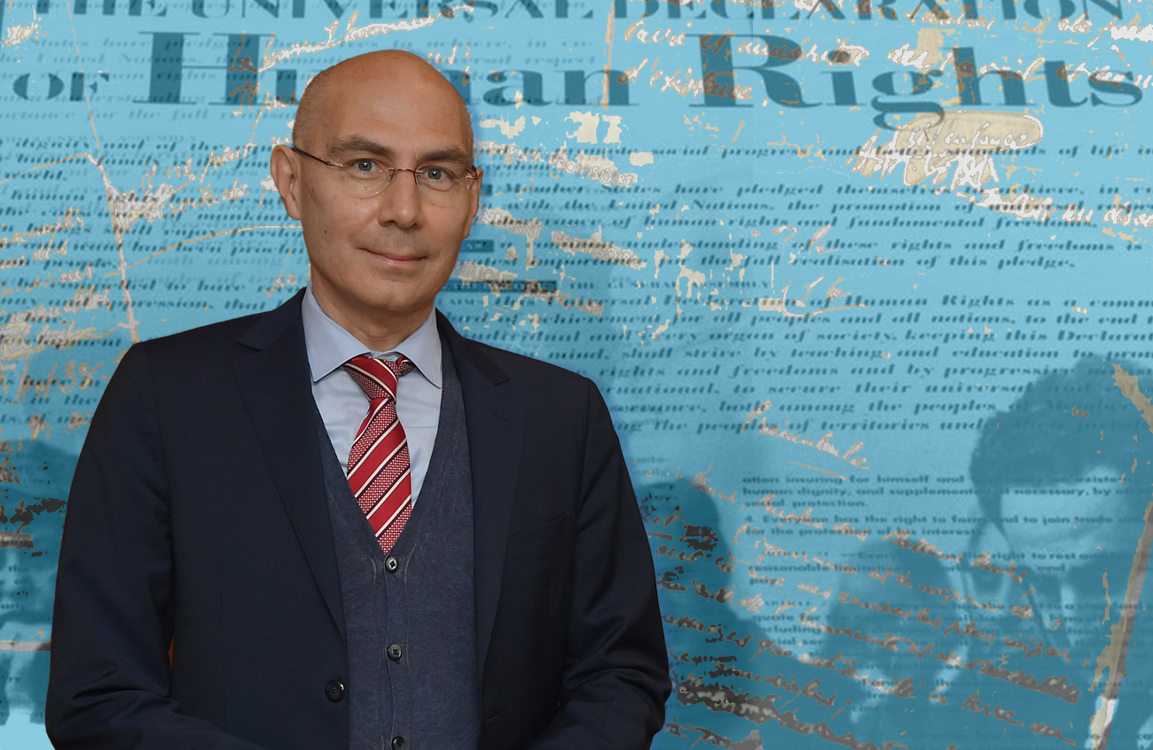 Volker Türk: „Jeśli istnieje jedno przesłanie, jest nim centralne znaczenie praw człowieka”.