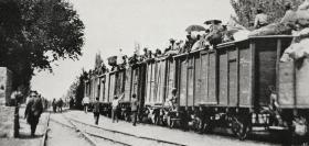 Gration 1922 auf der Flucht