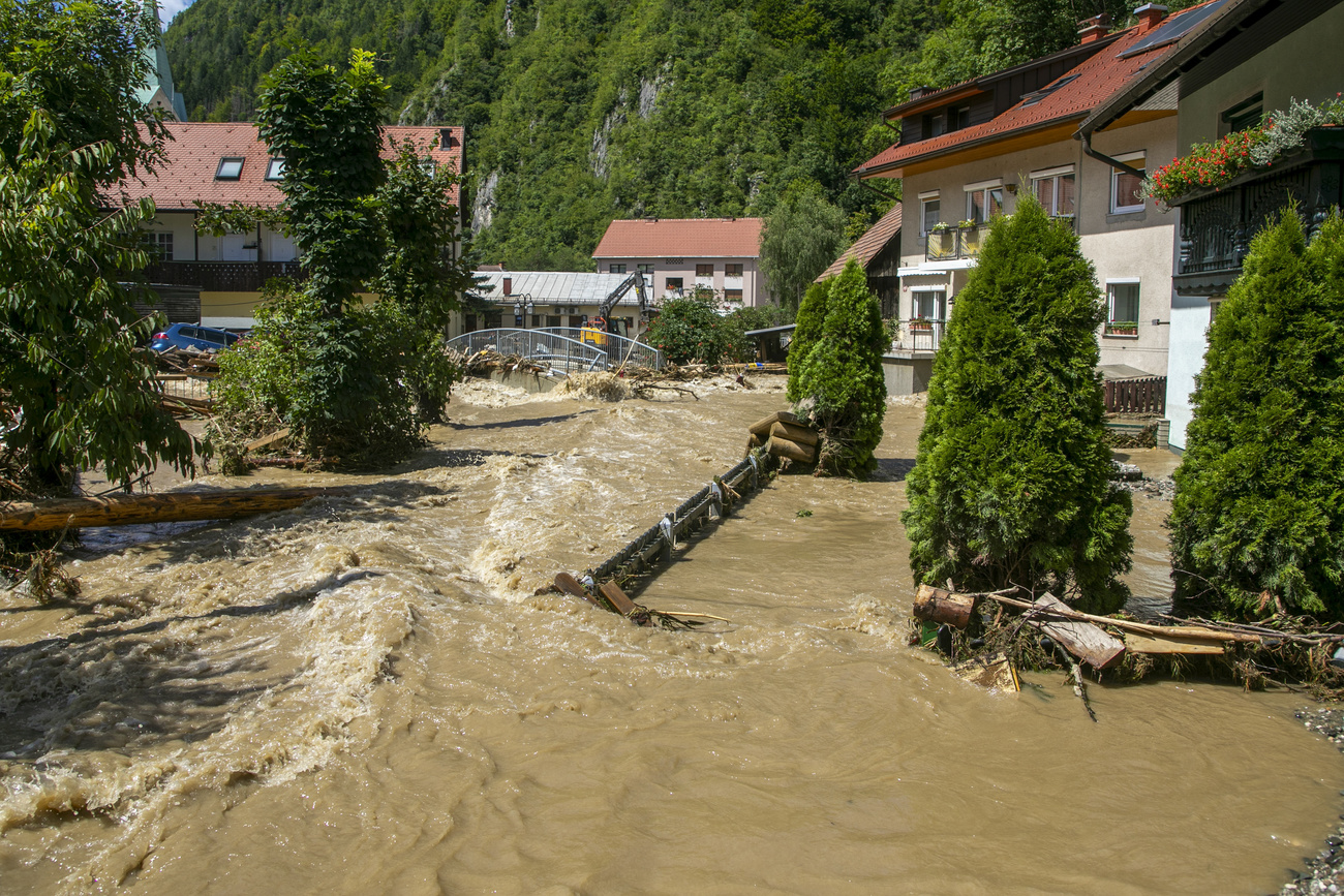 Storms damage homes in Slovenia