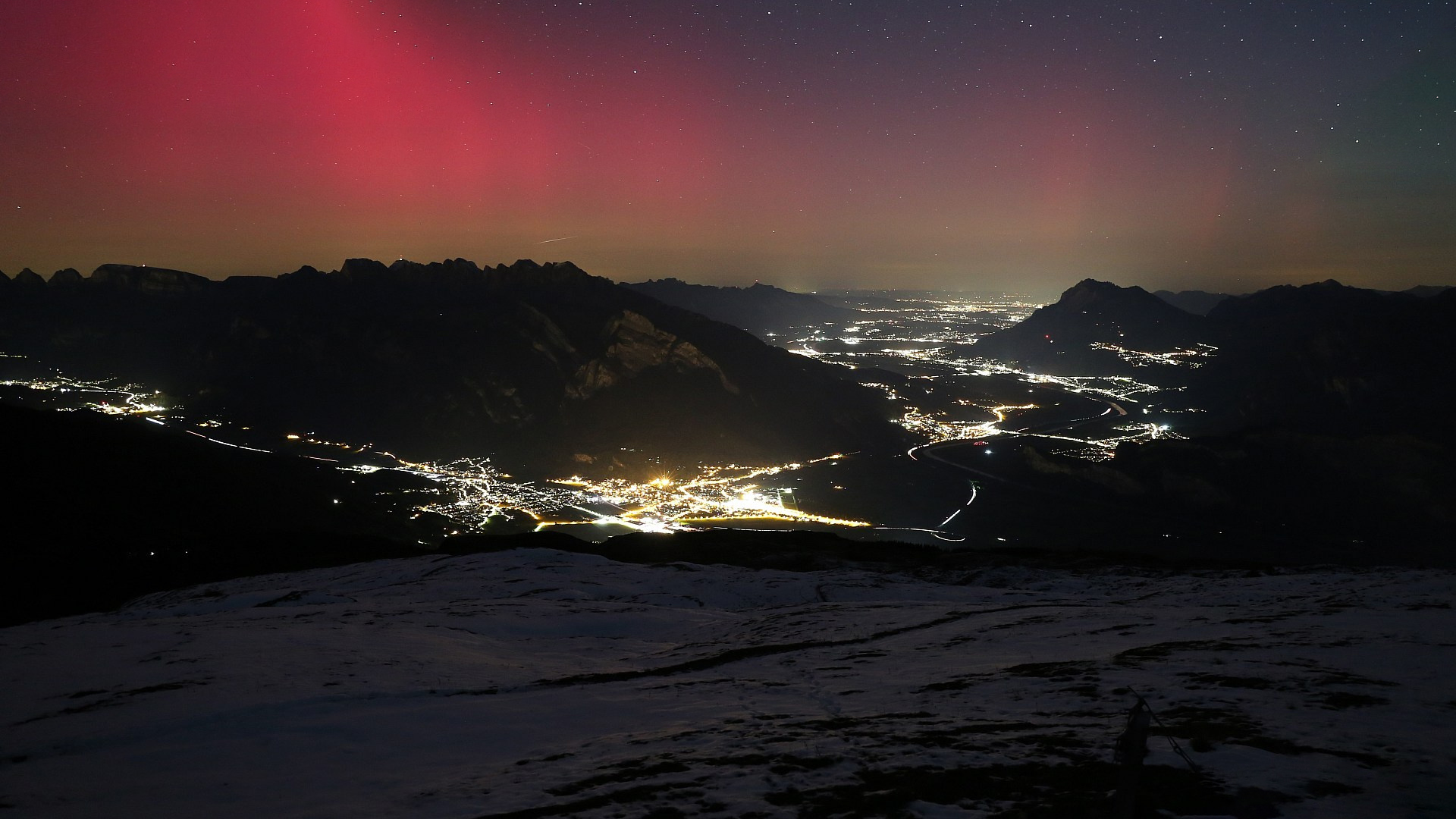 Beobachtung der Nordlichter in der Schweiz