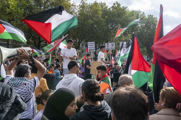 Palestinian demo