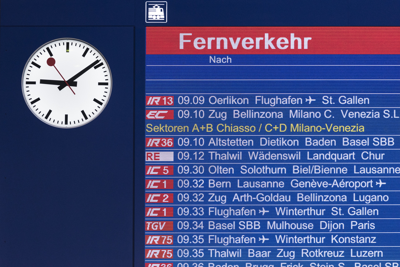 Die Schweizerischen Bundesbahnen verhandeln mit Nachbarn, um Zugverspätungen zu reduzieren